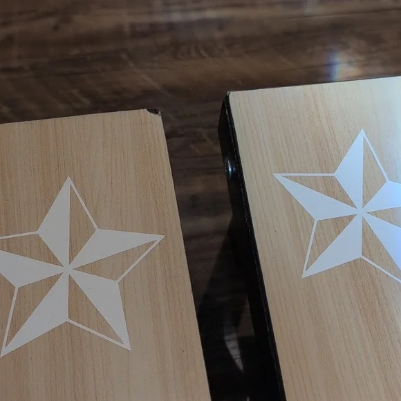 Travel Cornhole Game Set with Blue and Red Bean Bags - Picture 9 of 15